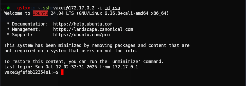 Acceso por SSH
